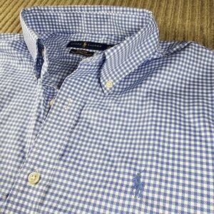 Ralph Lauren Light Blue Gingham Men's Shirt